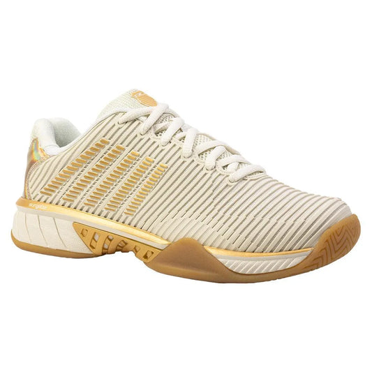 Women's HyperCourt Express 2 X Lucky N Love Tennis Shoes Bone and Gold