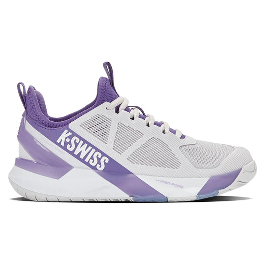 Women's K-Frame Speed Tennis Shoes Nimbus Cloud and White