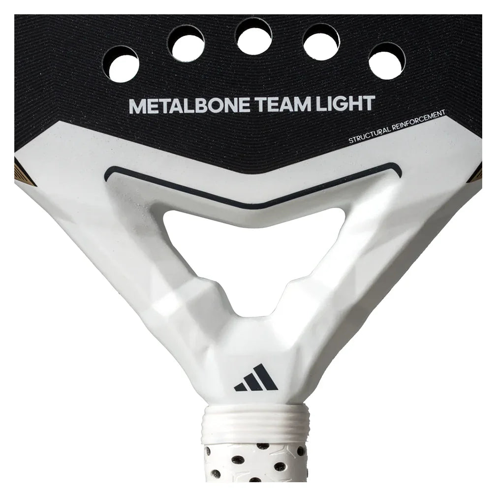 Metalbone Team Light 3.4 Padel Racquet Black and White