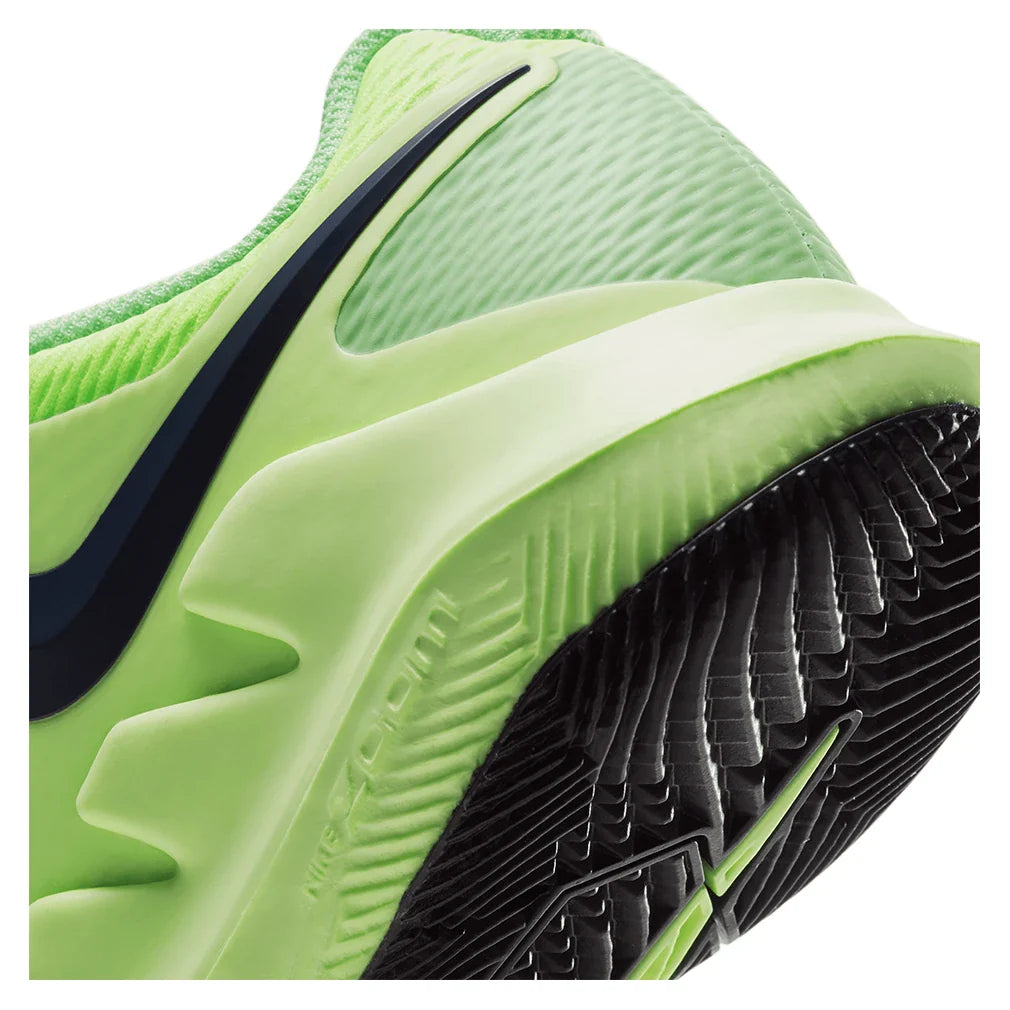 Juniors' Vapor X Tennis Shoes Ghost Green and Blackened Blue