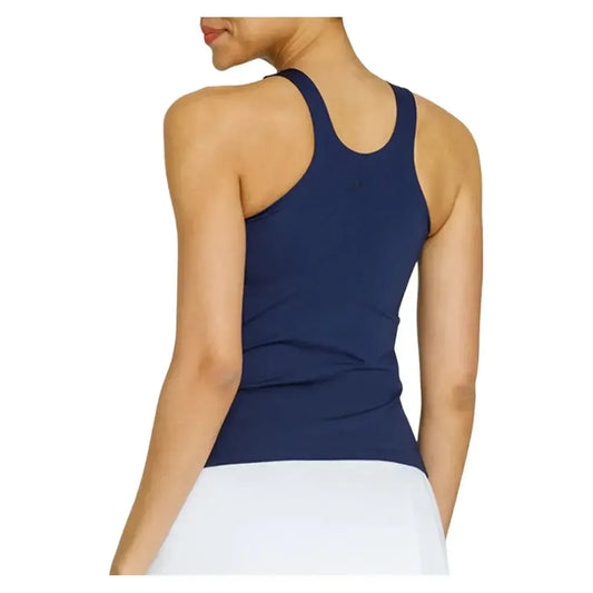 Women's Foundation Hi-Neck Tennis Tank Navy Blue