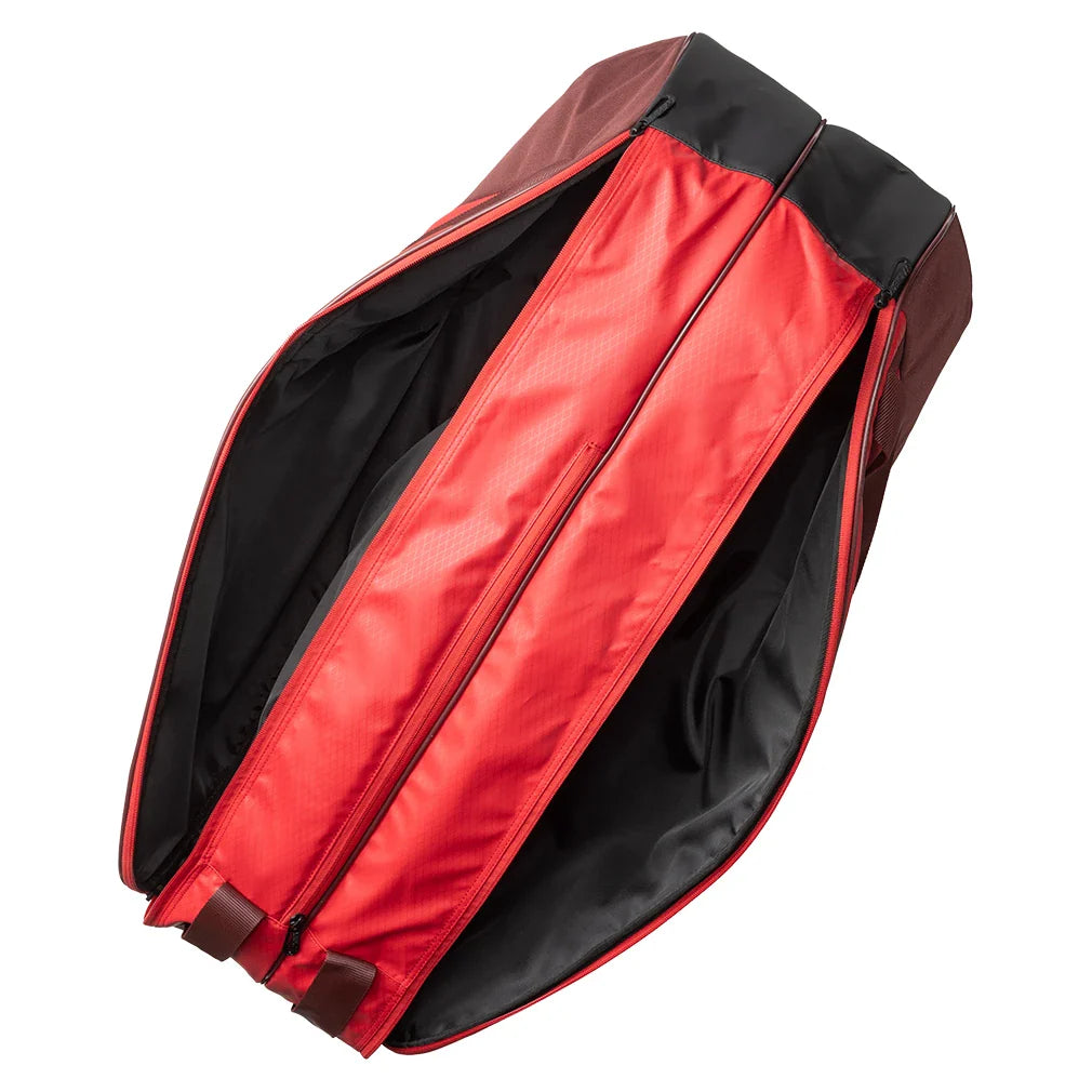 Team 6-Pack Tennis Racquet Bag Ruby Red