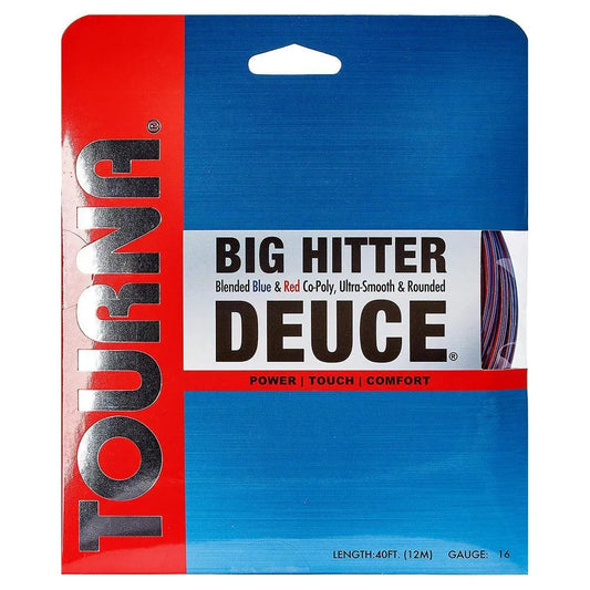 Big Hitter Deuce Tennis String Blue and Red-Strings-Tourna-BHD-16-Tennis Express