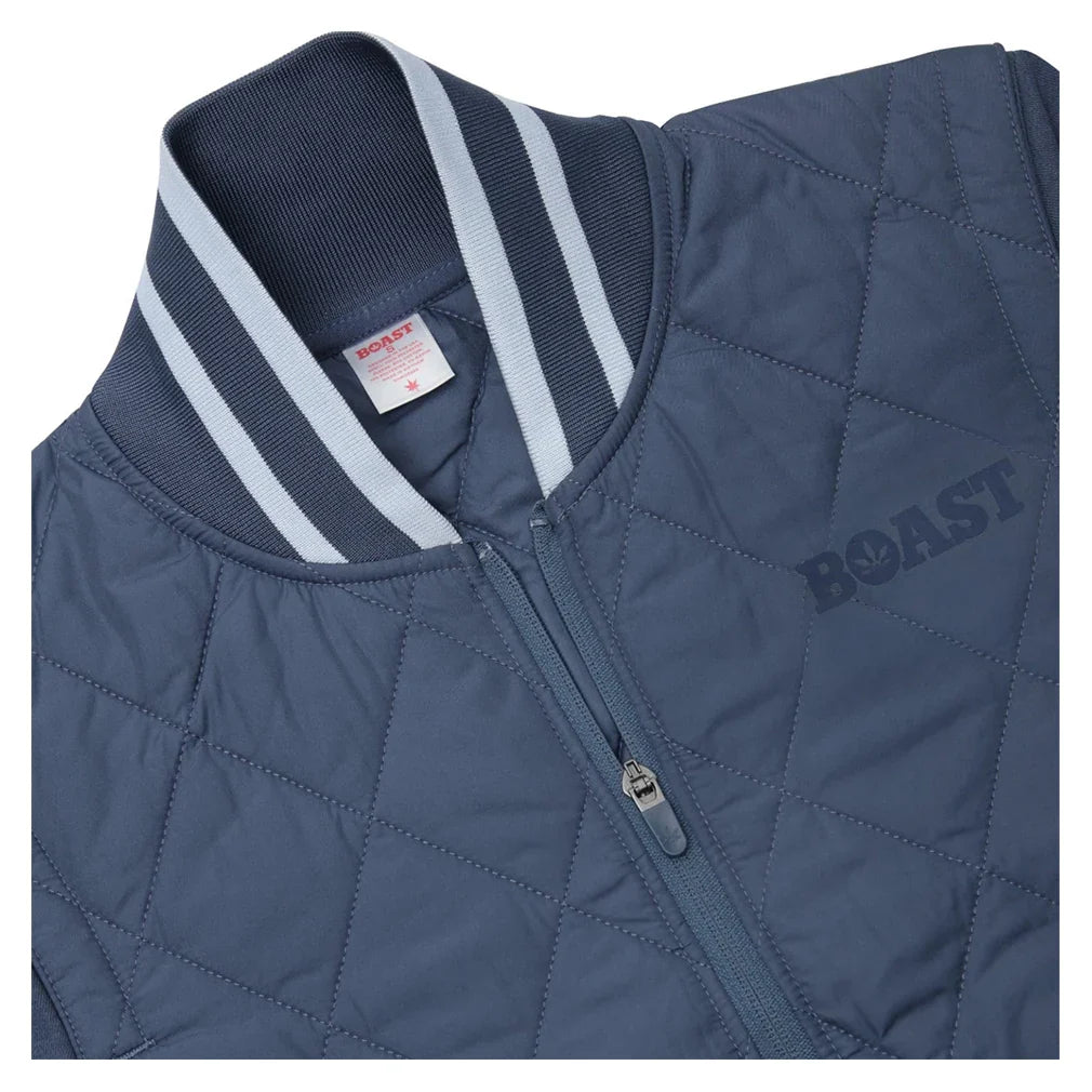 Women's Quilted Varsity Tennis Bomber Jacket