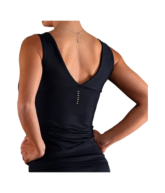 Camiseta Endless Curve Negro