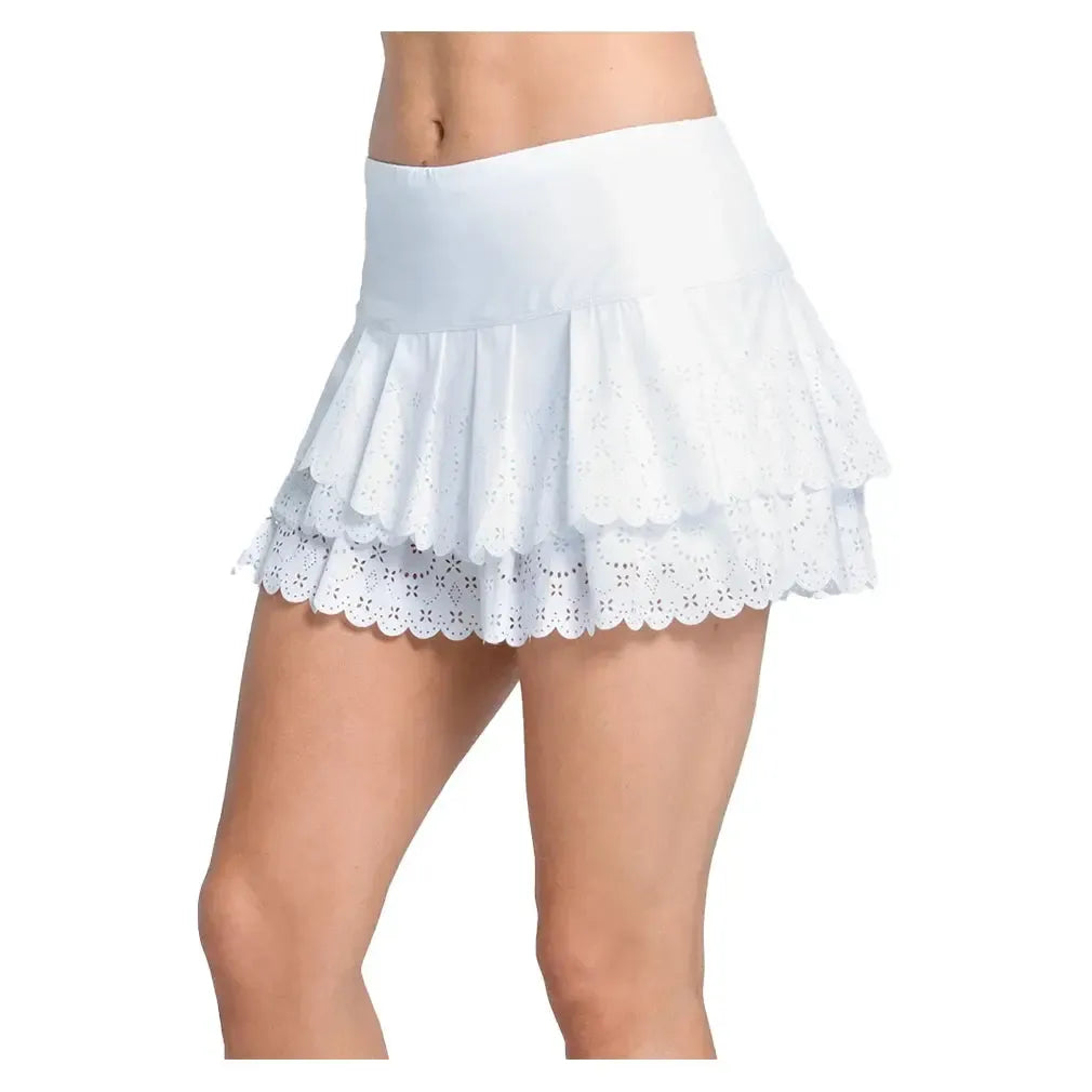 Women's Laser Bloom 13 Inch Tennis Skort