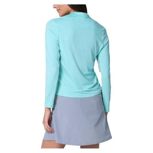 Women's LUV Free Play Zip Long Sleeve Tennis Top Capri