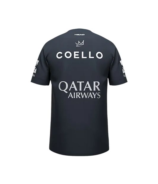 Camiseta Head Arturo Coello Azul Marino 2025