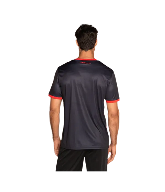Camiseta Siux Splash Negra/roja 2025