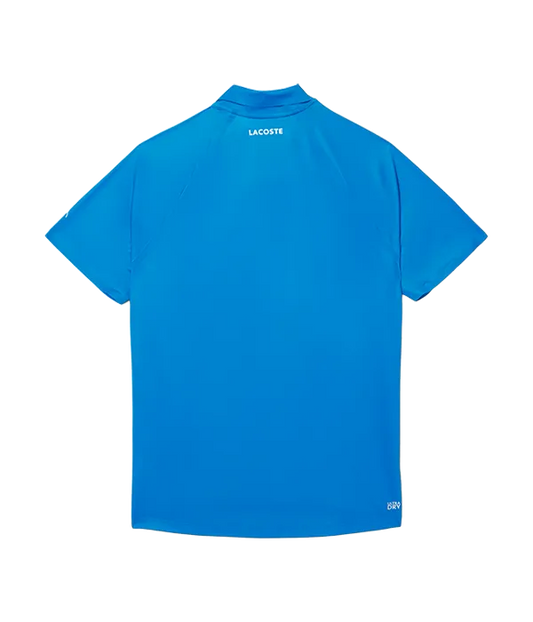 Polo Lacoste Novak Djokovic Azul/White 2025