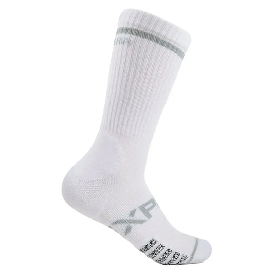 Experia Light Cushion Crew Tennis Socks White-Socks-Thorlo-EXTX00-101-2-Tennis Express