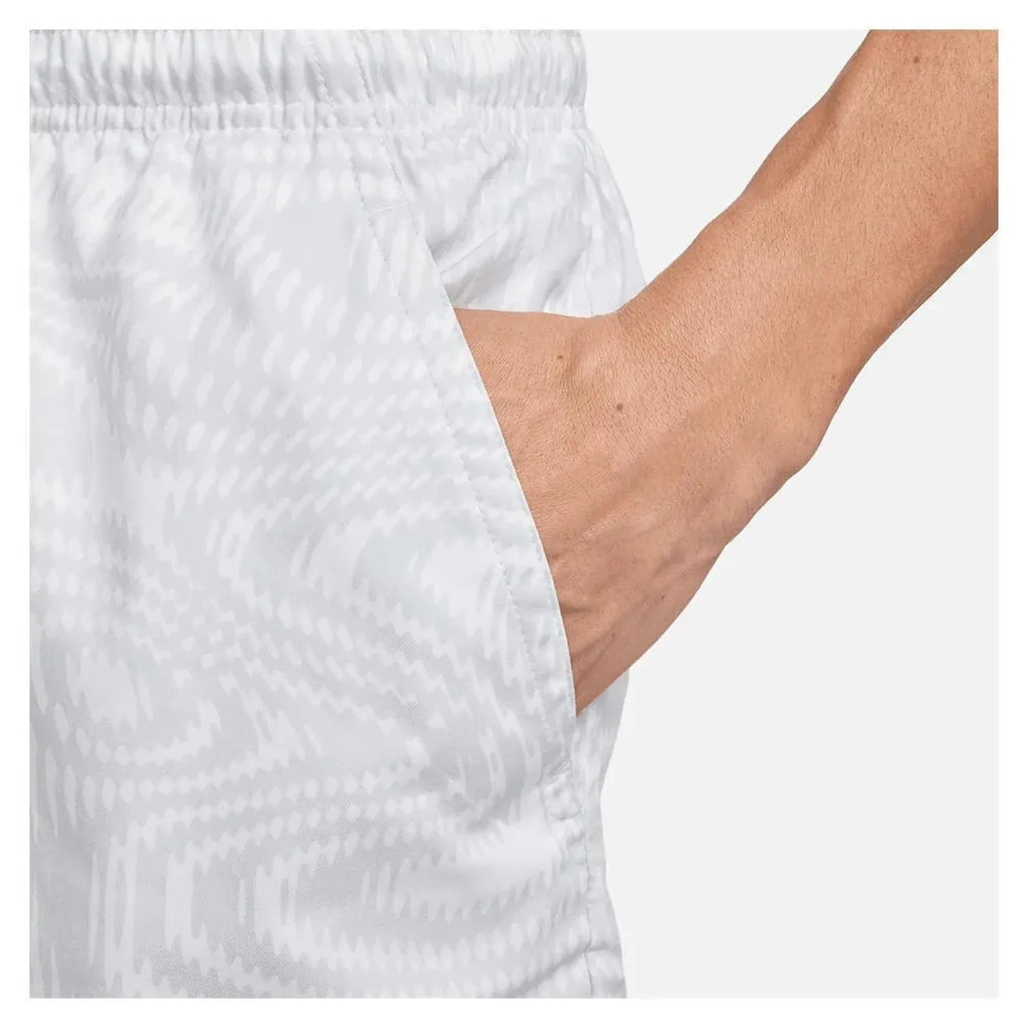 Men's Dri-Fit Heritage 6 Inch Tennis Short White