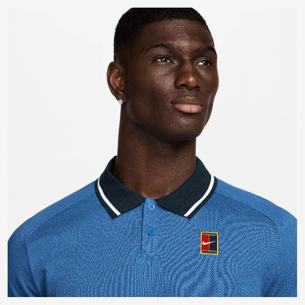 Men's Heritage Tennis Polo Star Blue and Armory Navy