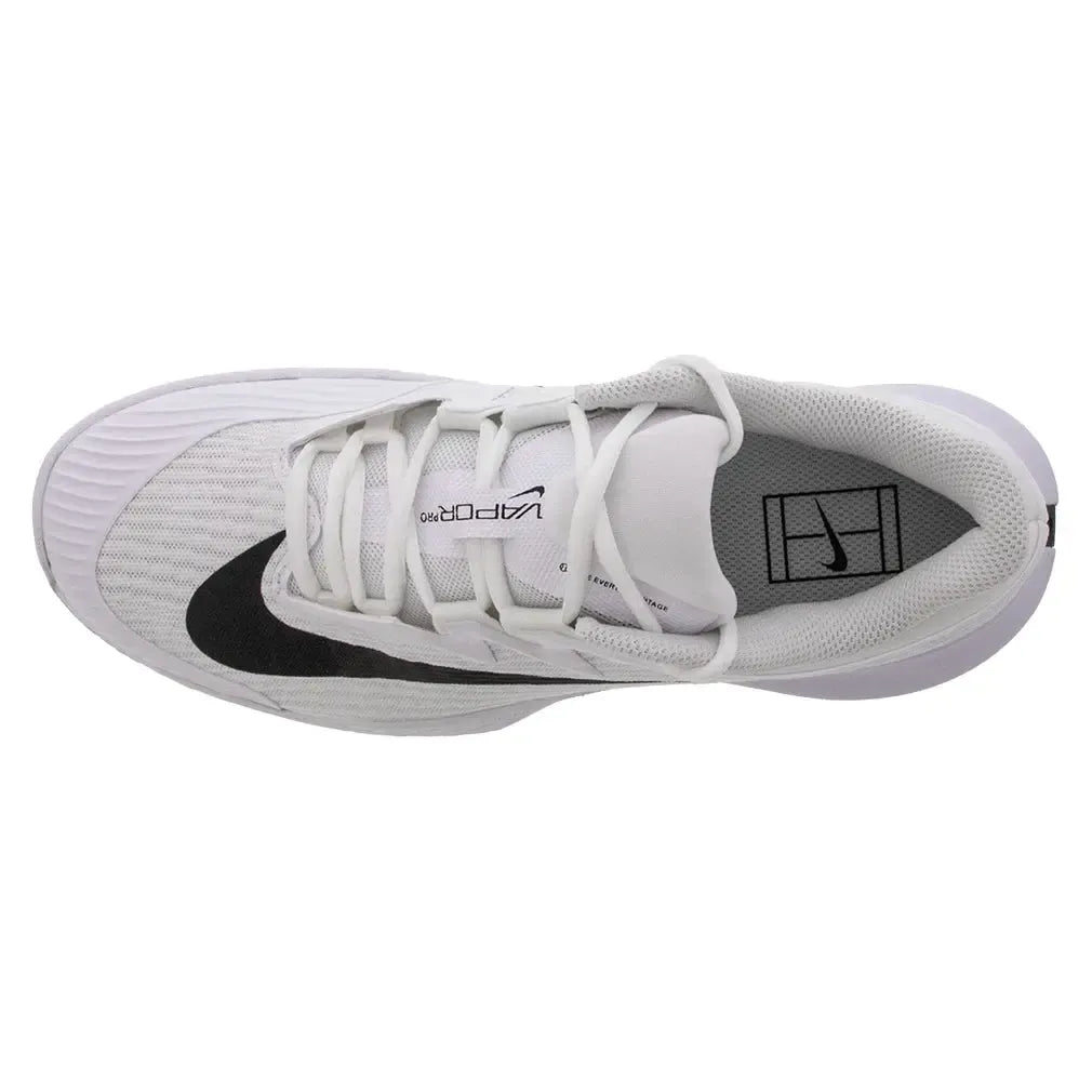 Mens Zoom Vapor Pro 3 Tennis Shoes White and Black
