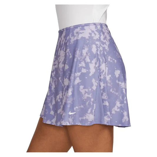 Women's Dri-FIT Victory Flouncy 15" Print Tennis Skort Lilac Ice and White