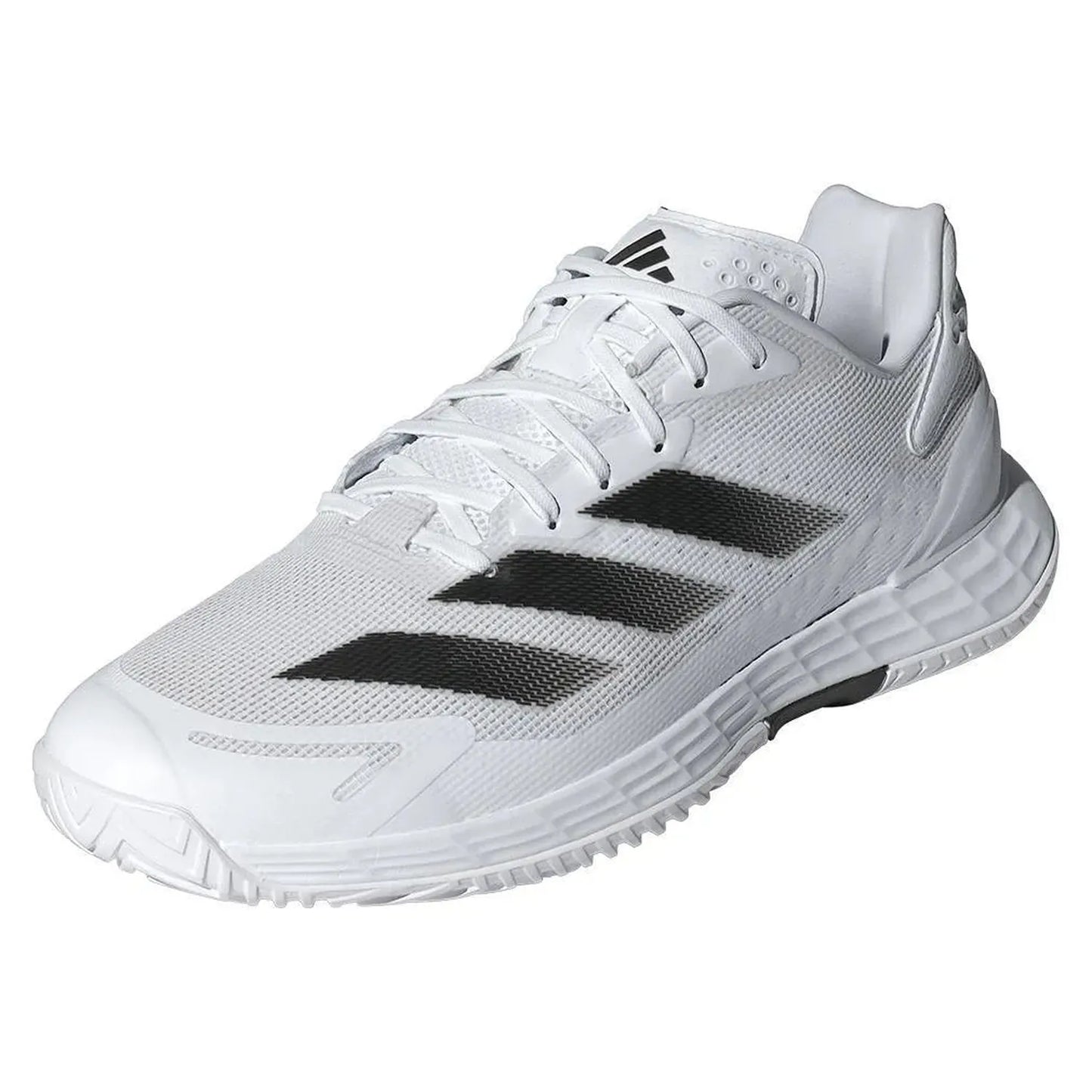 Mens Defiant Speed 2 Tennis Shoes White and Core Black-Footwear-Adidas-ID5695-y-Tennis Express