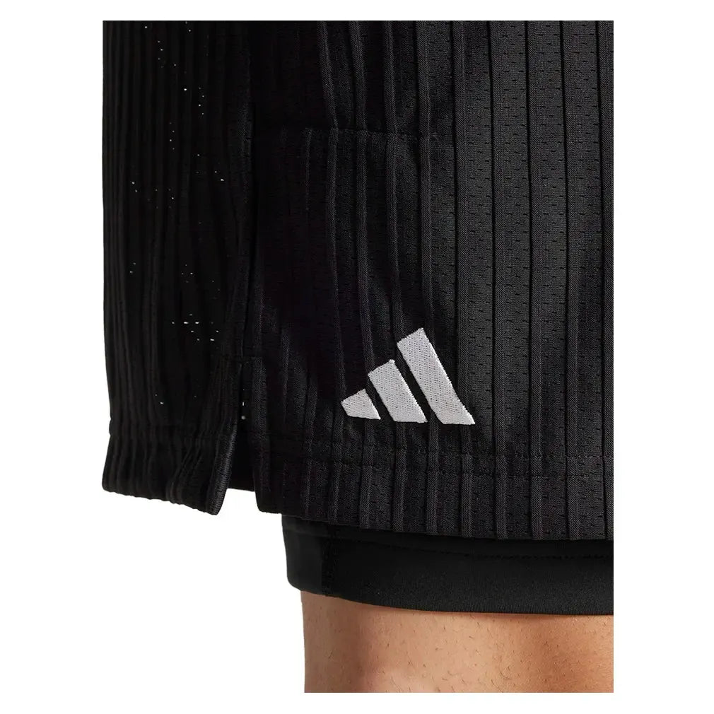 Men's Tennis Short and Tight Set Black