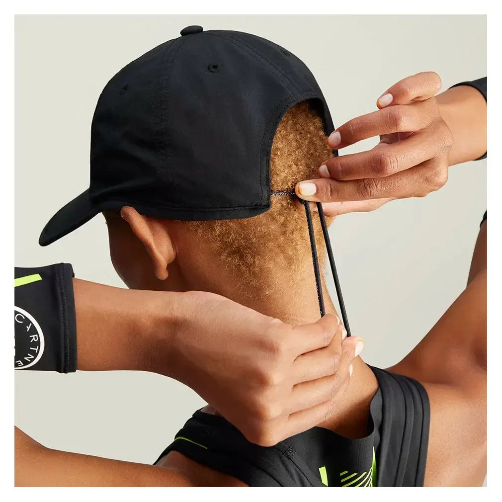 Women's Stella McCartney Running Cap Black and White