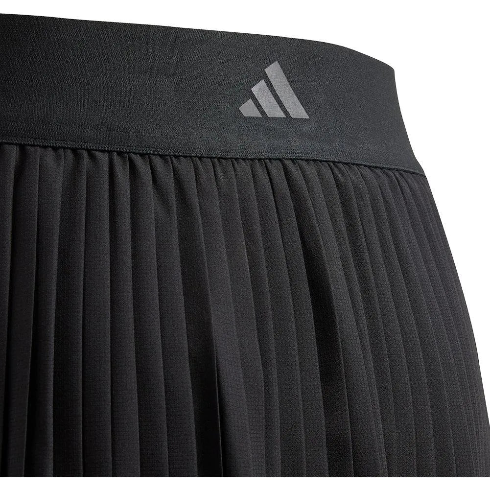 Girls' Club Pleated Tennis Skort Black