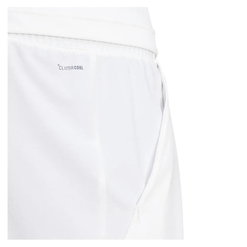 Men's Club Stretch Woven 7 inch Tennis Shorts White