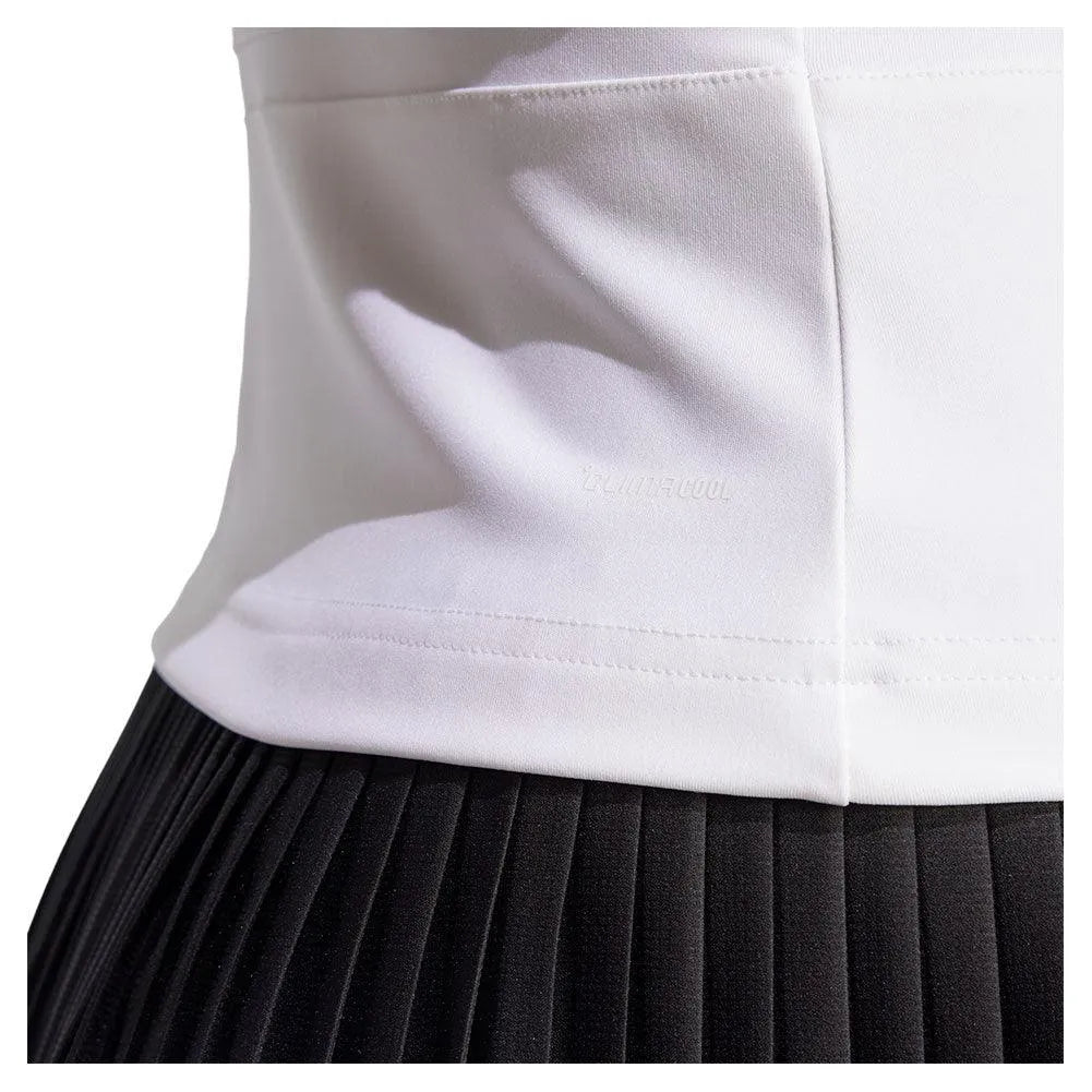 Women's Climacool Mid Length Y Tennis Tank White