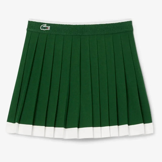 Women's Heritage Tennis Skort-Apparel-Lacoste-JF8576-B-HII-Tennis Express