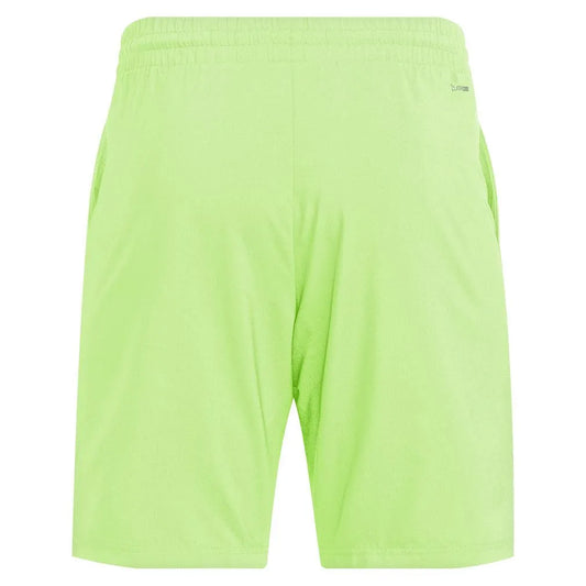 Men's Club 3 Stripe 7 inch Tennis Shorts Lucid Lemon