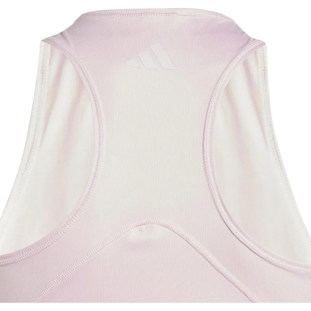 Girls' Club Tennis Tank Clear Pink