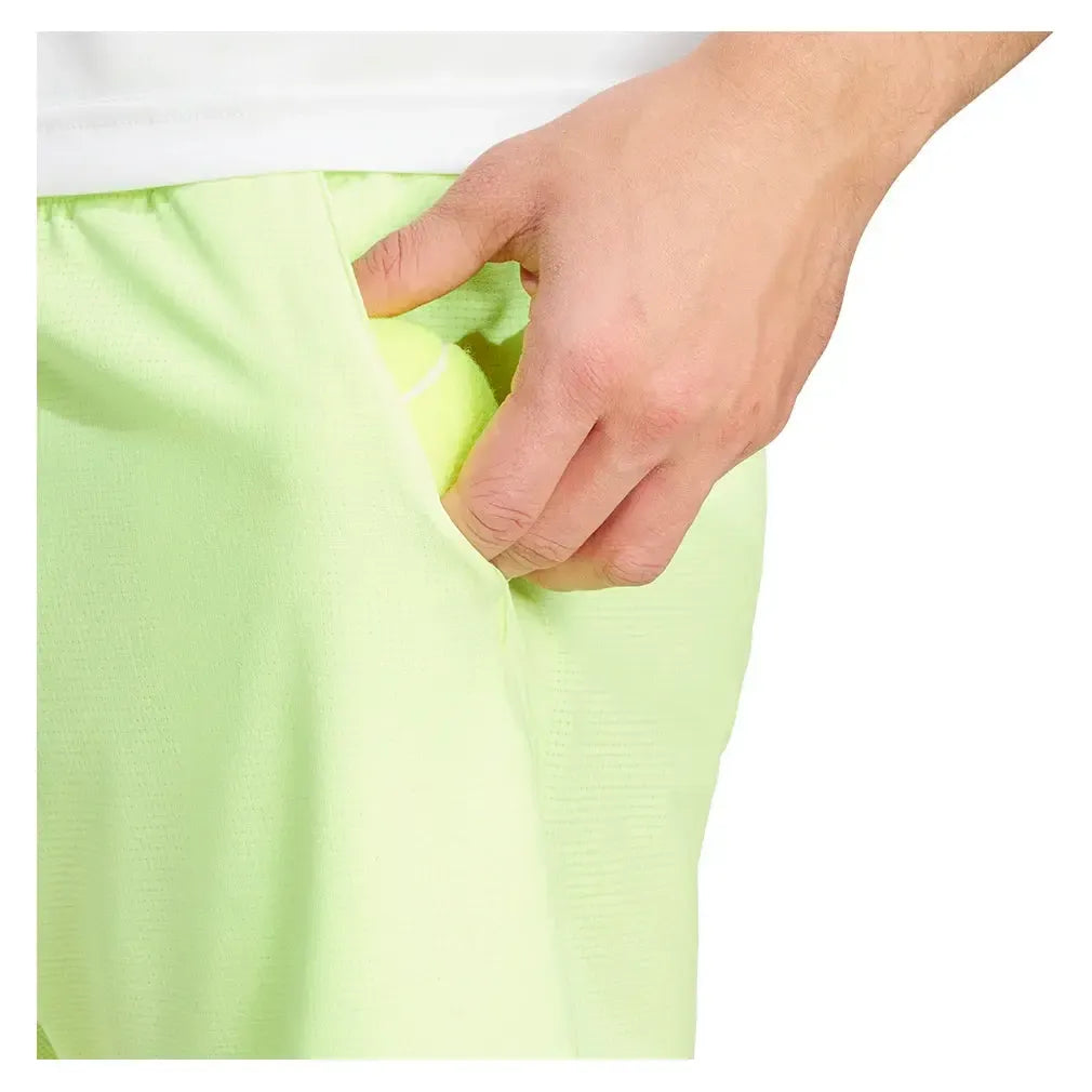 Men's Ergo 9 inch Tennis Shorts Lucid Lemon