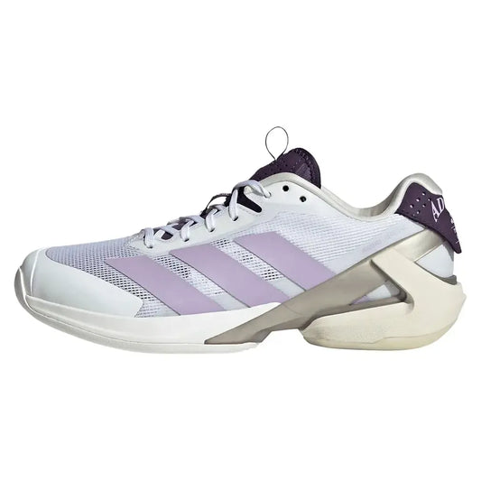 Women's adizero Ubersonic 5 Tennis Shoes Footwear White and Powder Plum