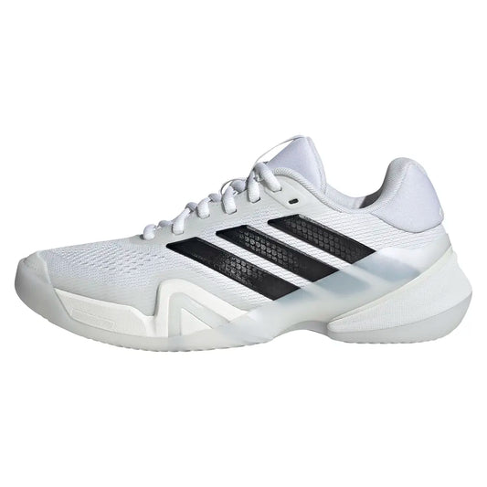 Women's Barricade 14 Clay Tennis Shoes Core White and Black