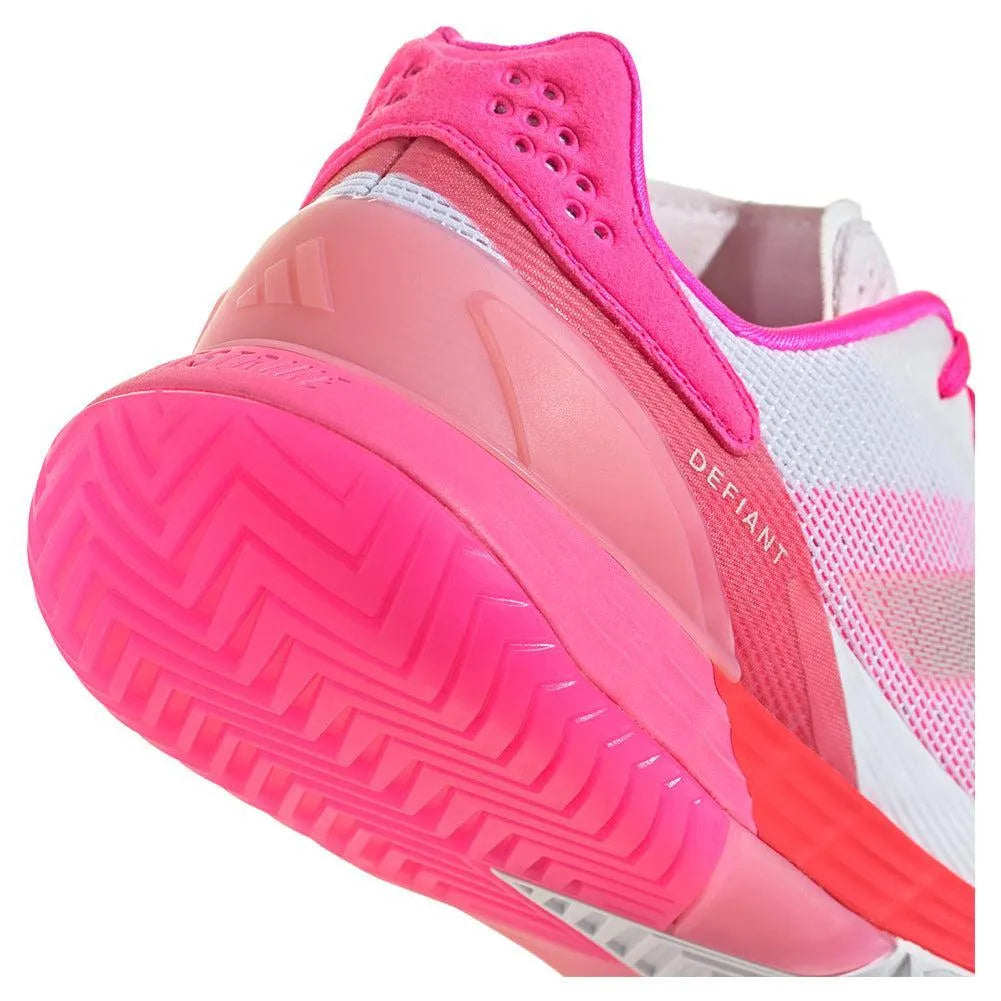 Women's Defiant Speed 2 Tennis Shoes White and Lucid Pink