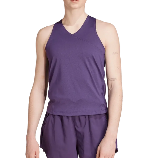 Women's Club V-Neck Tennis Tank Aurora Plum