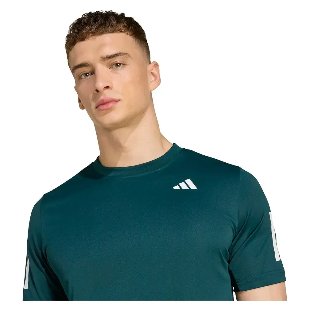 Men's Club 3 Stripes Tennis Top Aurora Ivy