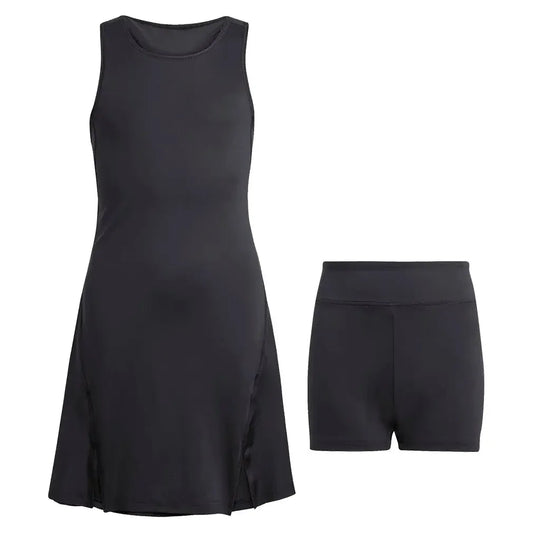 Girls' Club Tennis Dress Black