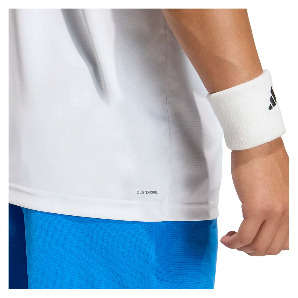Men's Club Graphic Tennis Tee White