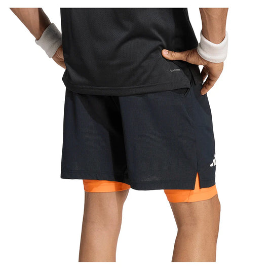 Men's Melbourne Tennis Short Set Black