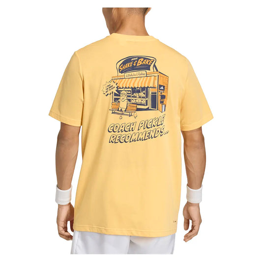 Men's Graphic Pickleball Tee Semi Impact Orange