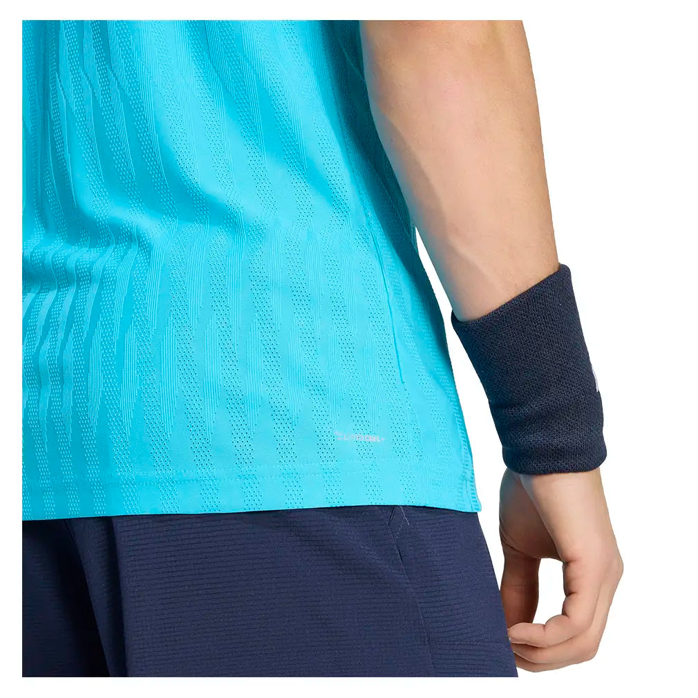 Men's Freelift Tennis Tee Signal Cyan