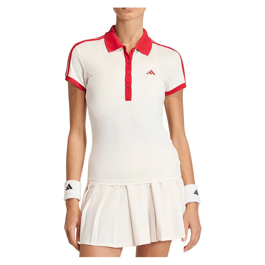 Women's Heritage Tennis Polo Cwhite