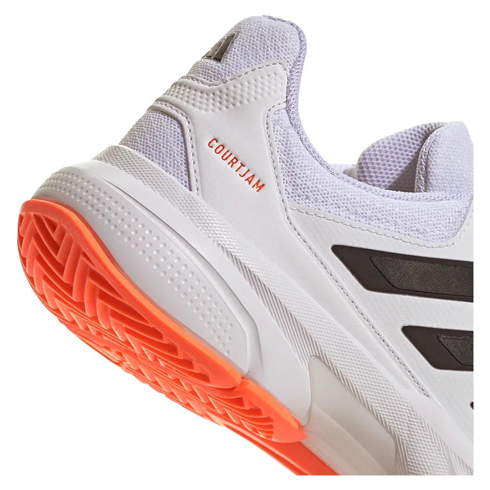 Men's CourtJam Control 3 Tennis Shoes Core White and Black