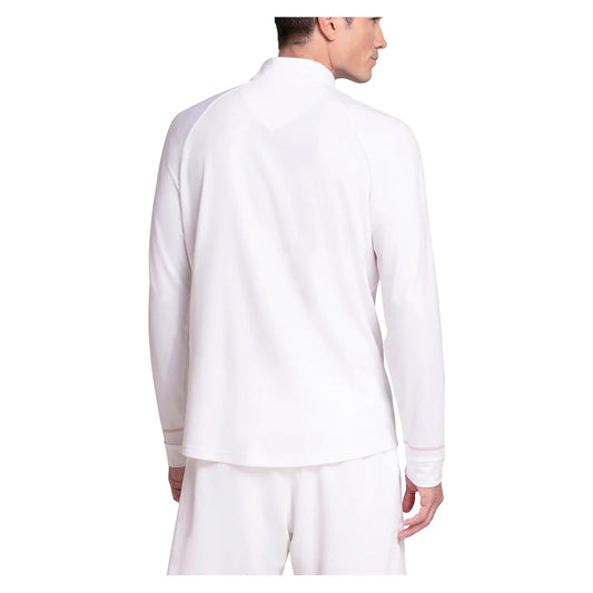 Men's Fracture 1/4 Zip Long Sleeve Tennis Top Moonstruck