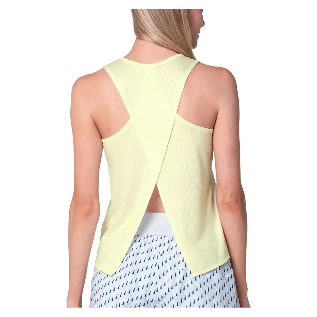 Women's Bisect Tennis Tank Limoncello