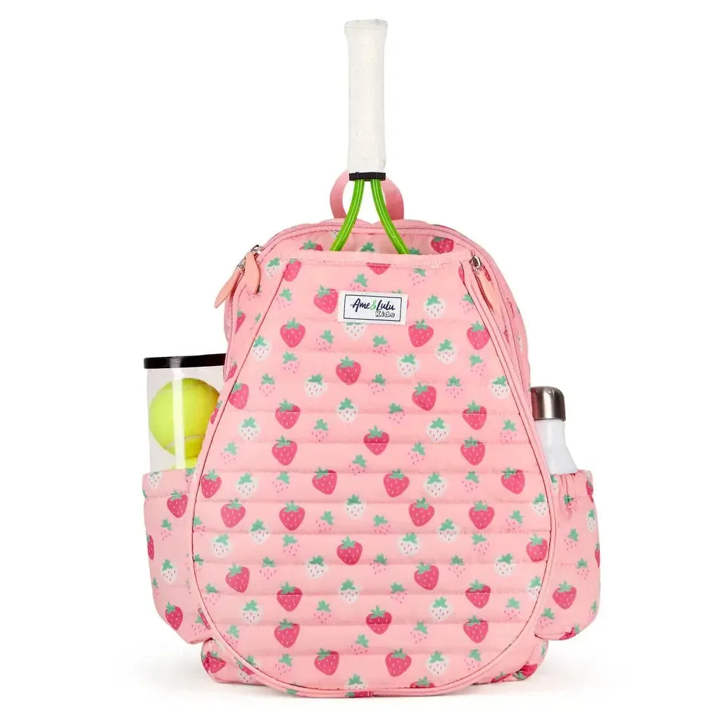 Little Love Tennis Backpack Strawberry Puffer