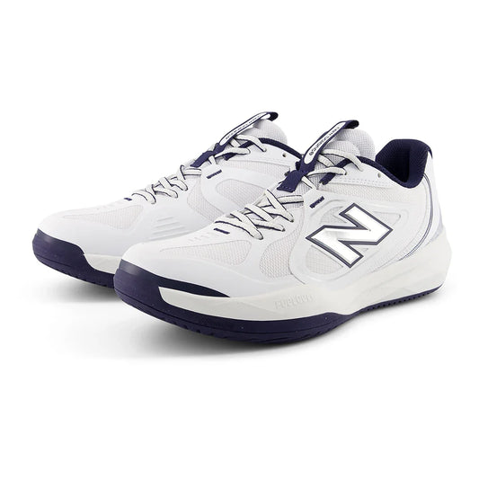 Men's FuelCell 796v5 D Width Tennis Shoes NB 103 White and Team Navy
