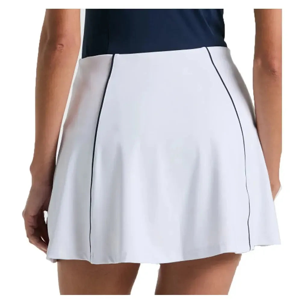 Women's Essentials Colorblock Flounce 15 Inch Tennis Skort Bright White