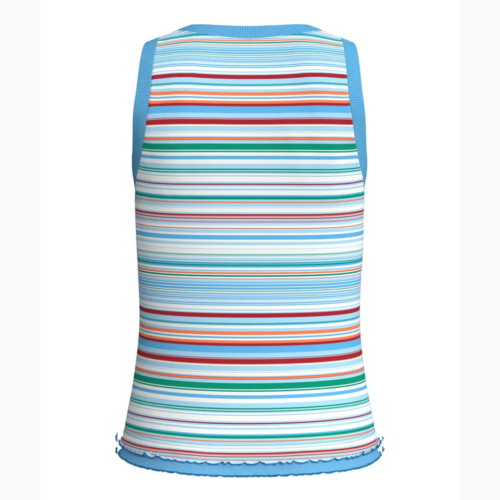Women's Lettuce Edge Tennis Tank Aquarius