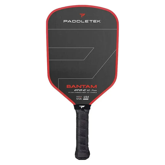 Bantam GTO-C 12.7mm Pickleball Paddle-Racquets-Paddletek-PBGTOR2S-Red-Tennis Express