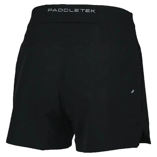 Womens Base Level Performance Tennis Short Black-Apparel-Paddletek-PTW01-BU24-1-Tennis Express