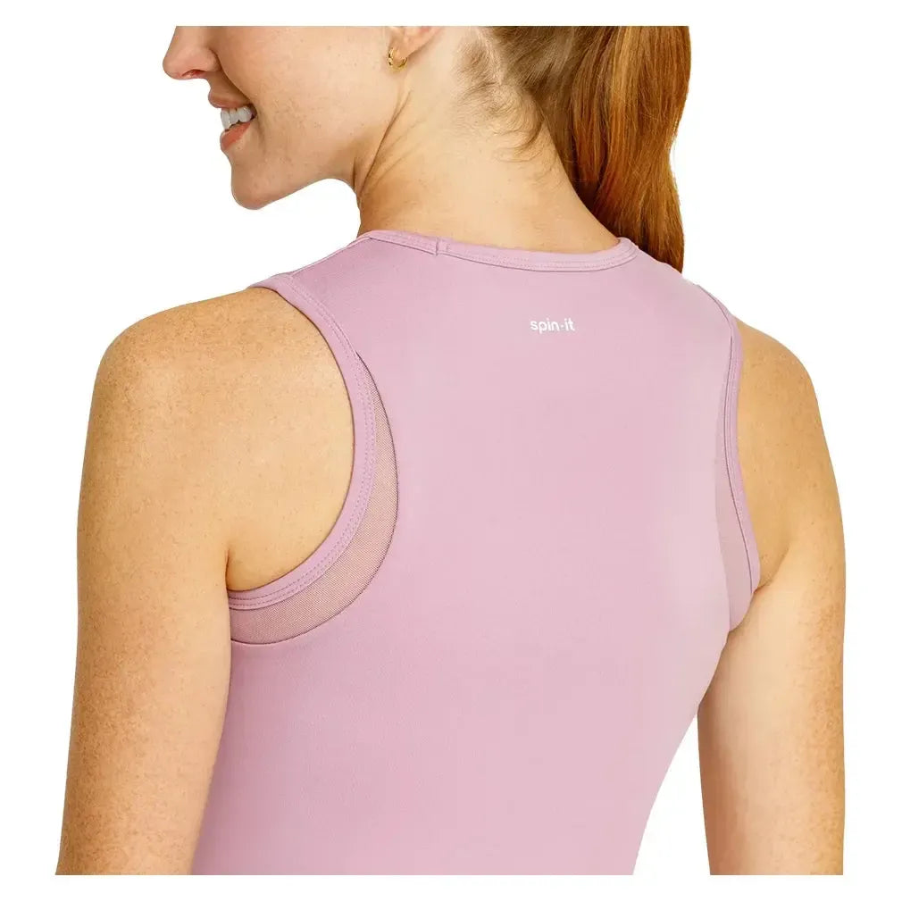 Women's Yana Cropped Pickleball Tank with Bra